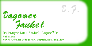dagomer faukel business card